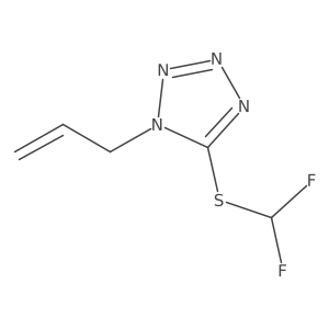 5-[(difluoromethyl)sulfanyl]-1-(prop-2-en-1-yl)-1H-1,2,3,4-tetrazole Structure