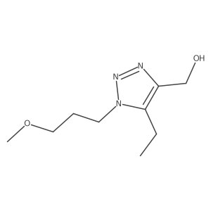 [5-ethyl-1-(3-methoxypropyl)-1H-1,2,3-triazol-4-yl]methanol Structure