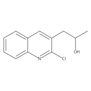 (2S)-1-(2-chloroquinolin-3-yl)propan-2-ol结构式