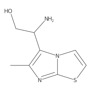 (2R)-2-amino-2-{6-methylimidazo[2,1-b][1,3]thiazol-5-yl}ethan-1-ol Structure