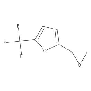 2-[(2R)-oxiran-2-yl]-5-(trifluoromethyl)furan Structure