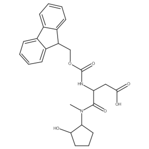 rac-3-({[(9H-fluoren-9-yl)methoxy]carbonyl}amino)-3-{[(1R,2R)-2-hydroxycyclopentyl](methyl)carbamoyl}propanoic acid Structure