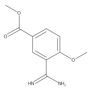 Methyl 3-carbamimidoyl-4-methoxybenzoate结构式