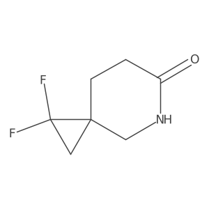 2,2-Difluoro-5-azaspiro[2.5]octan-6-one结构式