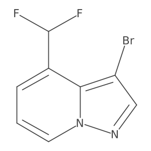 3-Bromo-4-(difluoromethyl)pyrazolo[1,5-a]pyridine Structure