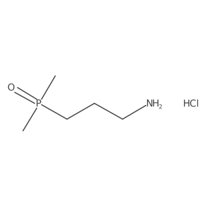 3-Dimethylphosphorylpropan-1-amine;hydrochloride结构式