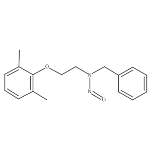 N-[2-(2,6-Dimethylphenoxy)ethyl]-N-nitrosobenzenemethanamine结构式