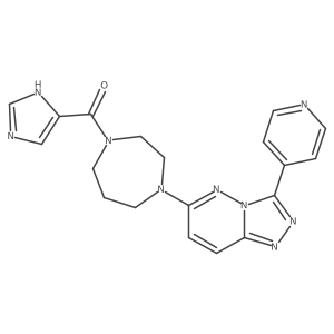 1-(1H-imidazole-4-carbonyl)-4-[3-(pyridin-4-yl)-[1,2,4]triazolo[4,3-b]pyridazin-6-yl]-1,4-diazepane Structure