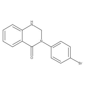 4(1h)-Quinazolinone,3-(4-bromophenyl)-2,3-dihydro-结构式
