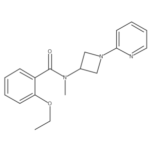 2-ethoxy-N-methyl-N-[1-(pyridin-2-yl)azetidin-3-yl]benzamide Structure
