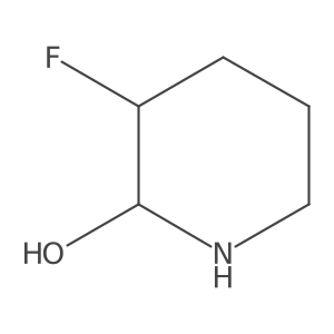 2-Piperidinol, 3-fluoro- Structure