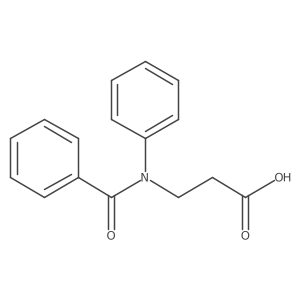 3-(N,1-diphenylformamido)propanoic acid结构式