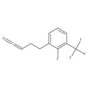 2-Fluoro-1-(2-isocyanatoethyl)-3-(trifluoromethyl)benzene Structure