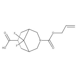 9,9-Difluoro-3-[(prop-2-en-1-yloxy)carbonyl]-3-azabicyclo[3.3.1]nonane-7-carboxylic acid Structure