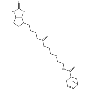 Norbornene-PEG1 Biotin结构式