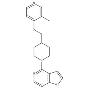 4-[(1-{Furo[3,2-c]pyridin-4-yl}piperidin-4-yl)methoxy]-3-methylpyridine结构式