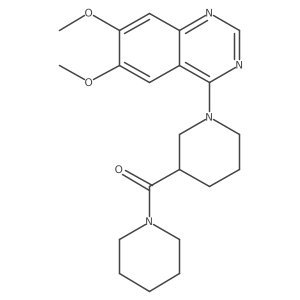 6,7-Dimethoxy-4-[3-(piperidine-1-carbonyl)piperidin-1-yl]quinazoline结构式