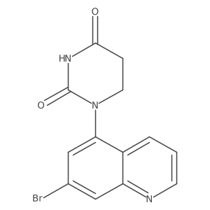1-(7-Bromoquinolin-5-yl)-1,3-diazinane-2,4-dione Structure