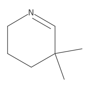 5,5-Dimethyl-2,3,4,5-tetrahydropyridine结构式