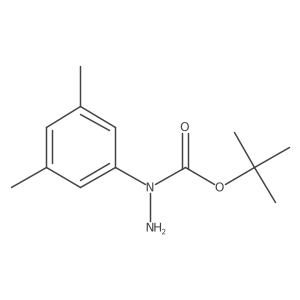 N-(3,5-Dimethylphenyl)carbazic acid tert-butyl ester结构式