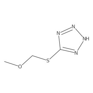 1H-Tetrazole, 5-[(methoxymethyl)thio]-结构式