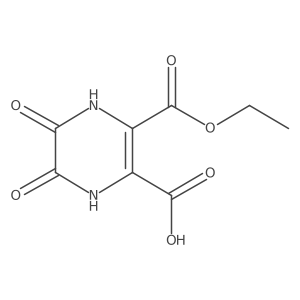 2-Ethyl 1,4,5,6-tetrahydro-5,6-dioxo-2,3-pyrazinedicarboxylate Structure