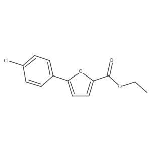 Ethyl 5-(4-chlorophenyl)furan-2-carboxylate Structure