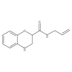 3,4-Dihydro-N-2-propen-1-yl-2H-1,4-benzoxazine-2-carboxamide Structure