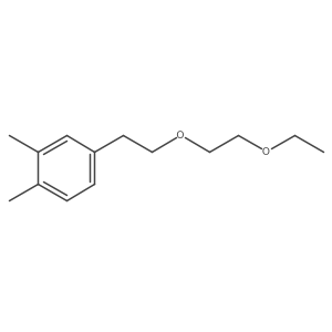 4-[2-(2-Ethoxyethoxy)ethyl]-1,2-dimethylbenzene Structure