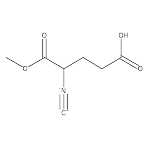Pentanedioic acid, 2-isocyano-, 1-methyl ester结构式