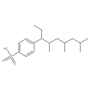 4-(4,6,8-Trimethyl-3-nonanyl)benzenesulfonic acid Structure