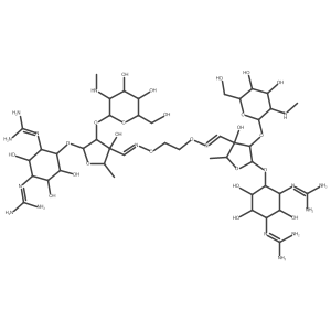 Streptomycin, O,Oa(2)-ethylenedioxime结构式
