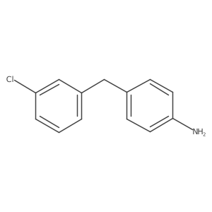 4-(3-Chlorobenzyl)aniline结构式