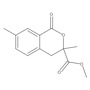Methyl 3,7-dimethyl-1-oxoisochroman-3-carboxylate Structure