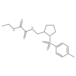 N1-ethyl-N2-((1-tosylpyrrolidin-2-yl)methyl)oxalamide Structure