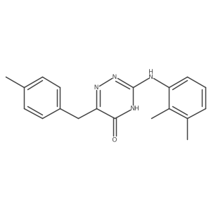 3-((2,3-dimethylphenyl)amino)-6-(4-methylbenzyl)-1,2,4-triazin-5(4H)-one Structure