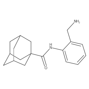 N-[2-(Aminomethyl)phenyl]tricyclo[3.3.1.13,7]decane-1-carboxamide Structure