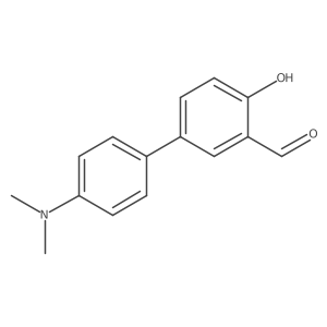 5-[4-(dimethylamino)phenyl]-2-hydroxy-benzaldehyde Structure