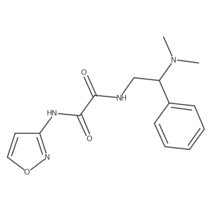N1-(2-(dimethylamino)-2-phenylethyl)-N2-(isoxazol-3-yl)oxalamide Structure