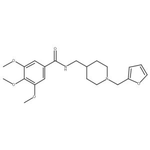 N-((1-(furan-2-ylmethyl)piperidin-4-yl)methyl)-3,4,5-trimethoxybenzamide Structure