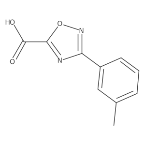 3-(m-Tolyl)-1,2,4-oxadiazole-5-carboxylic acid Structure