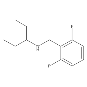 [(2,6-Difluorophenyl)methyl](pentan-3-yl)amine Structure