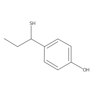 4-(1-Sulfanylpropyl)phenol结构式
