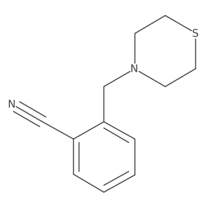 2-(Thiomorpholinomethyl)benzonitrile Structure