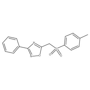 3-Phenyl-5-(tosylmethyl)-1,2,4-oxadiazole Structure