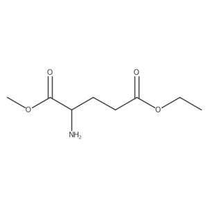 O5-ethyl O1-methyl (2S)-2-aminopentanedioate结构式