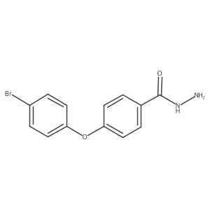 4-(4-Bromophenoxy)benzohydrazide结构式