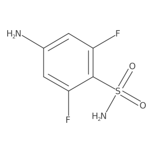 4-Amino-2,6-difluorobenzenesulfonamide Structure