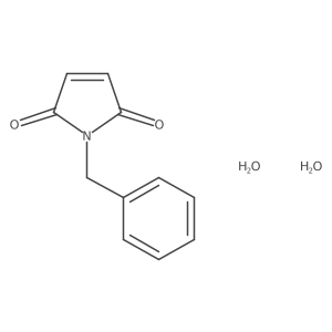 N-Benzylmaleimide dihydrate Structure