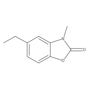 5-Ethyl-3-methyl-1,3-benzoxazol-2-one Structure